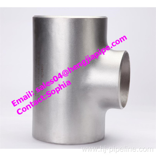 stainless steel 1.4301 equal tee reducing tee